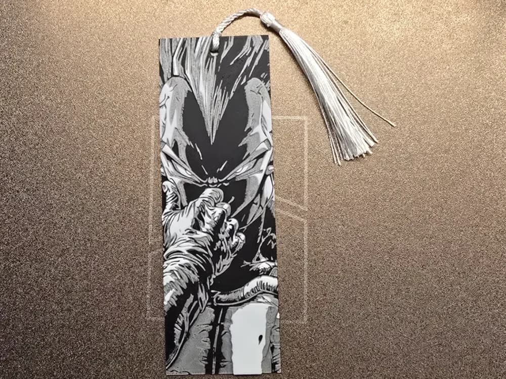 Dragon Ball Z Bookmark - Vegeta by 3D-Mentiel HueForge model: Dragon Ball Z Bookmark - Vegeta by 3D-Mentiel