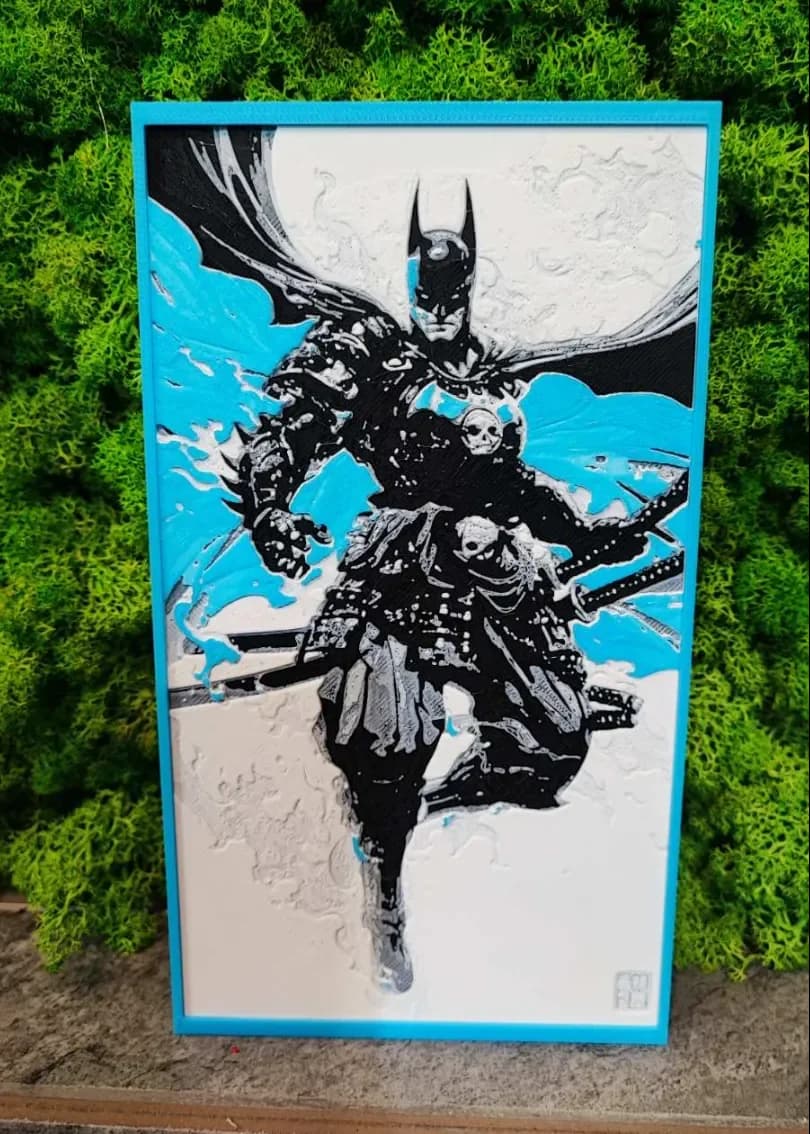 The bat by Garuda3D HueForge model: The bat by Garuda3D