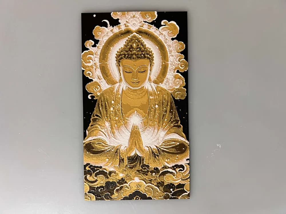 Buddha by 3djd HueForge model: Buddha by 3djd