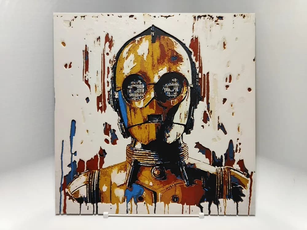 C3PO - Hueforge by BeaN HueForge model: C3PO - Hueforge by BeaN