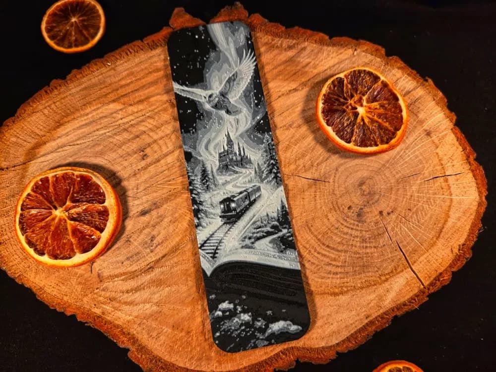 Harry Potter magic book Hedwig Hogwarts bookmark by EternalDesigns3D HueForge model: Harry Potter magic book Hedwig Hogwarts bookmark by EternalDesigns3D