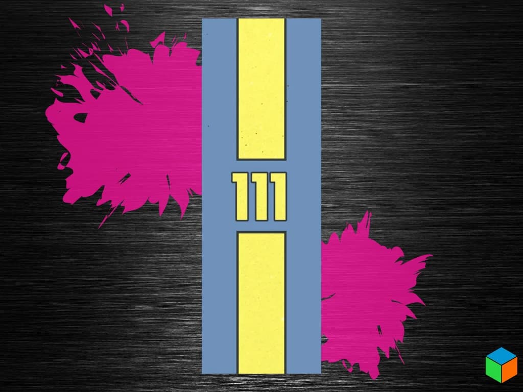 HueForge model: Fallout - Vault 111 Bookmark by 3D Prints By Vic