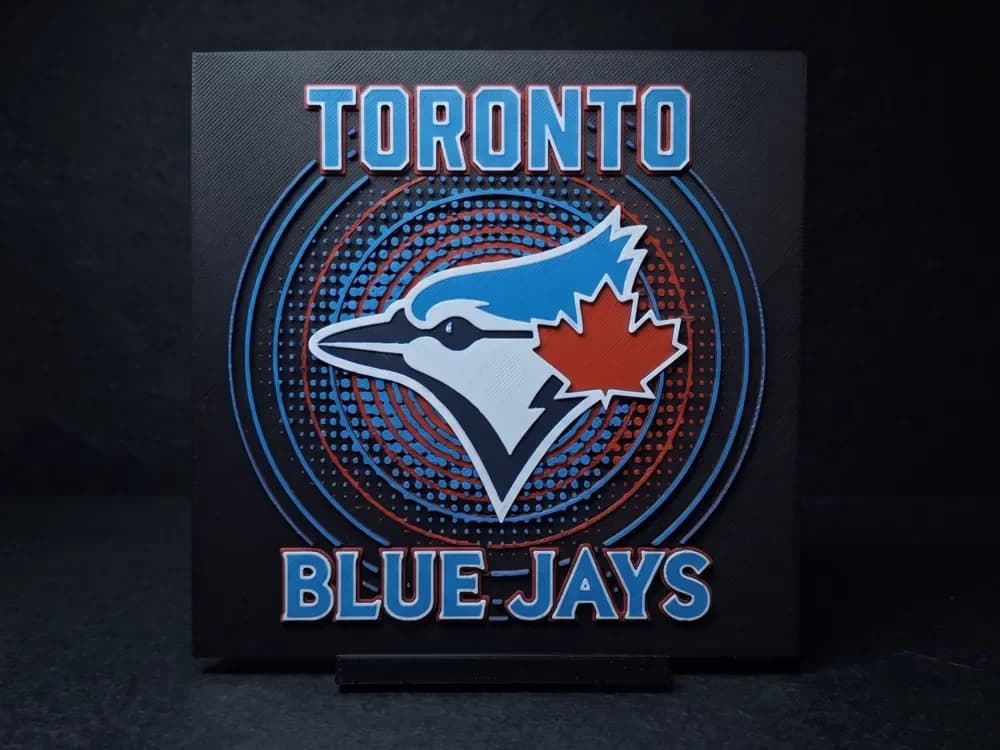 Blue Jays Logo - Hueforge Wall Art Blue Jays Logo - Hueforge Wall Art