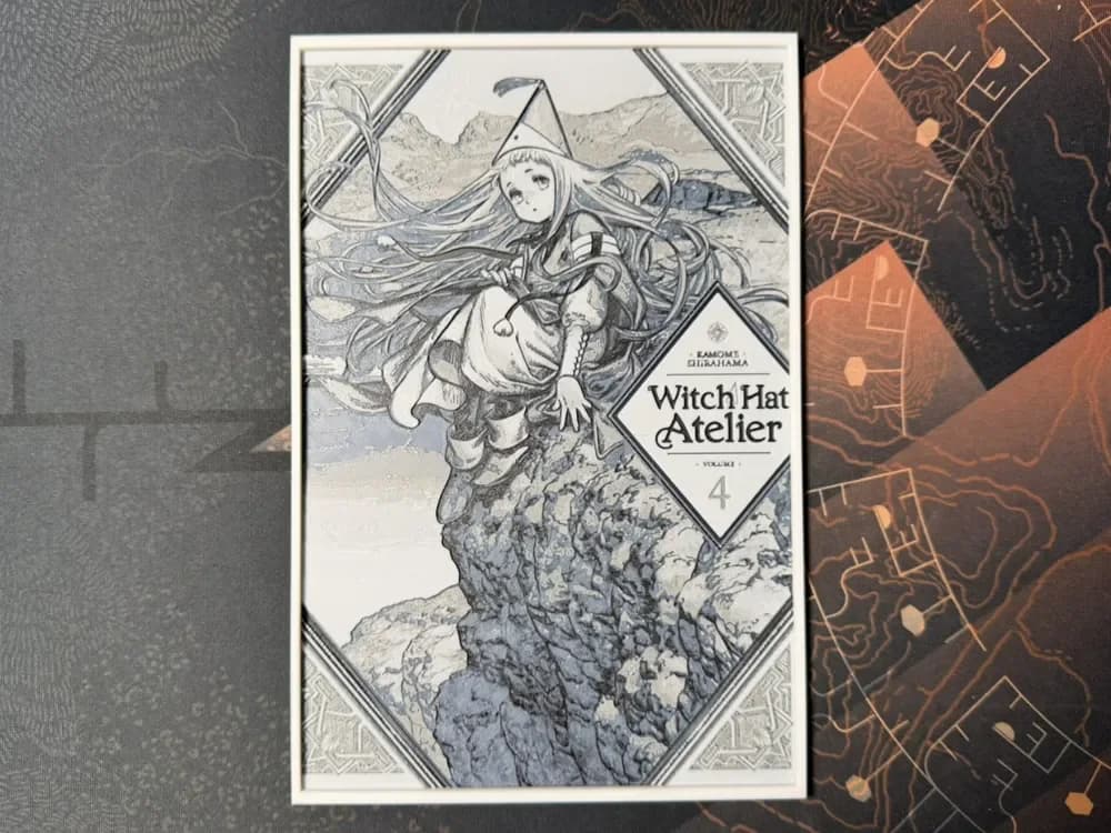 Witch Hat Atelier - Manga Vol 4 by ZorPrime7 HueForge model: Witch Hat Atelier - Manga Vol 4 by ZorPrime7