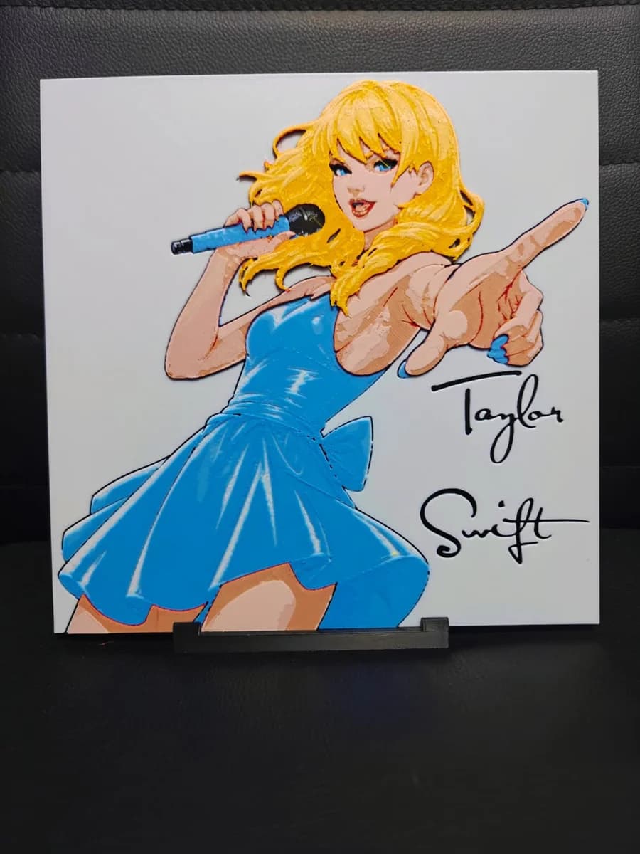 Taylor Swift by TheHueforgeLady HueForge model: Taylor Swift by TheHueforgeLady