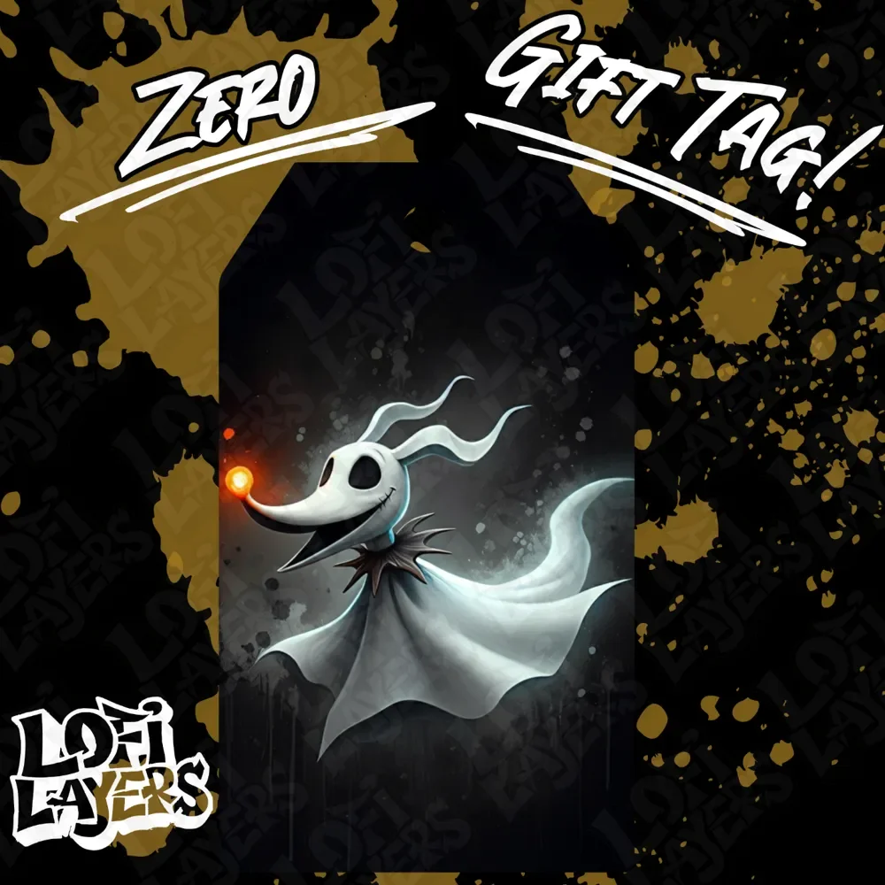 Zero Gift Tag Hueforge by LoFi Layers HueForge model: Zero Gift Tag Hueforge by LoFi Layers