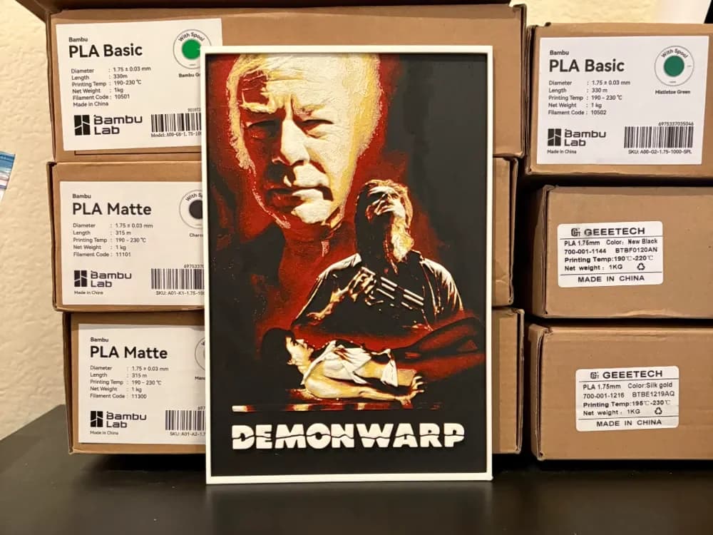 Demonwarp Hueforge by Estiv HueForge model: Demonwarp Hueforge by Estiv