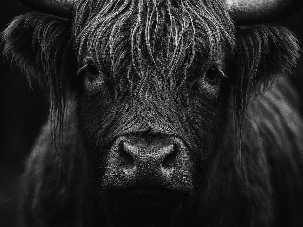 Hueforge Highland Cow by cterry2000 HueForge model: Hueforge Highland Cow by cterry2000