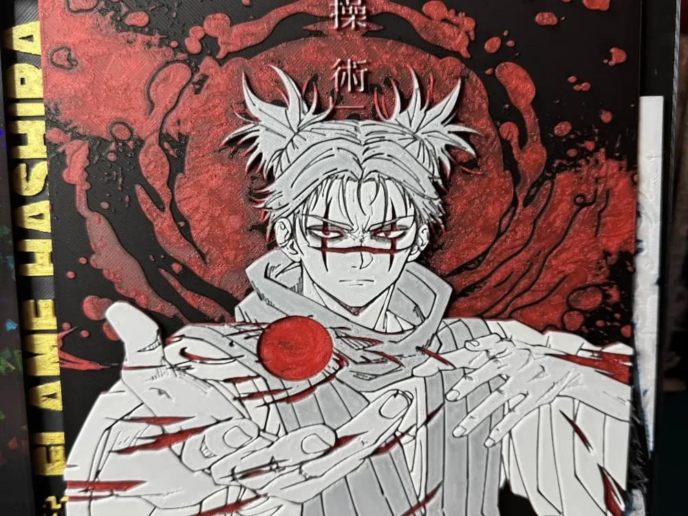 HueForge model: Hueforge of Choso from jujutsu kaisen by SBC Creations