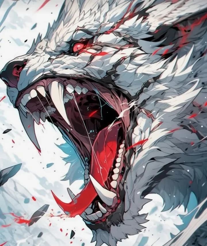 Snow wolf by Garuda3D HueForge model: Snow wolf by Garuda3D