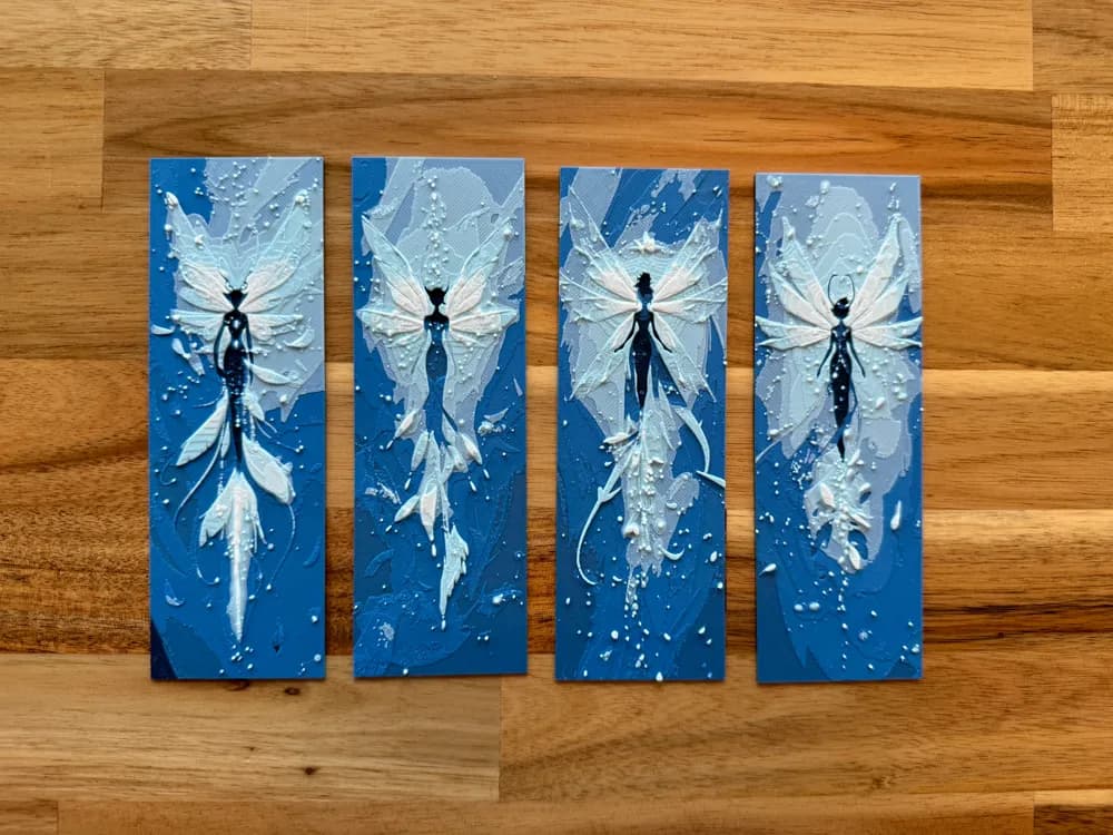 HueForge model: Fairy Bookmark Collection #2 by Canadian Gamer