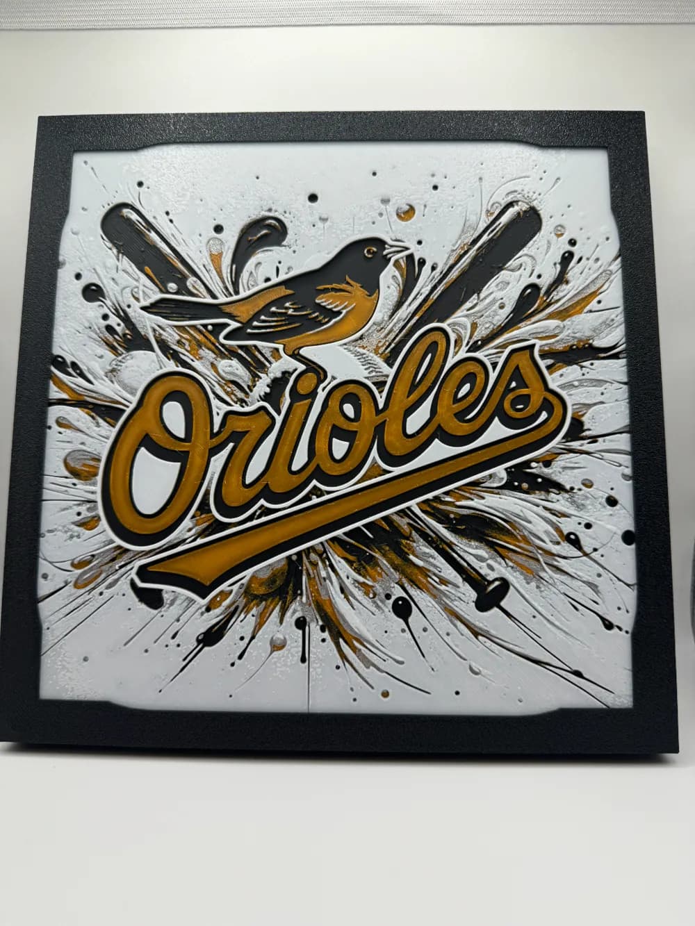 Baltimore Orioles - MLB Hueforge by Canadian Gamer HueForge model: Baltimore Orioles - MLB Hueforge by Canadian Gamer