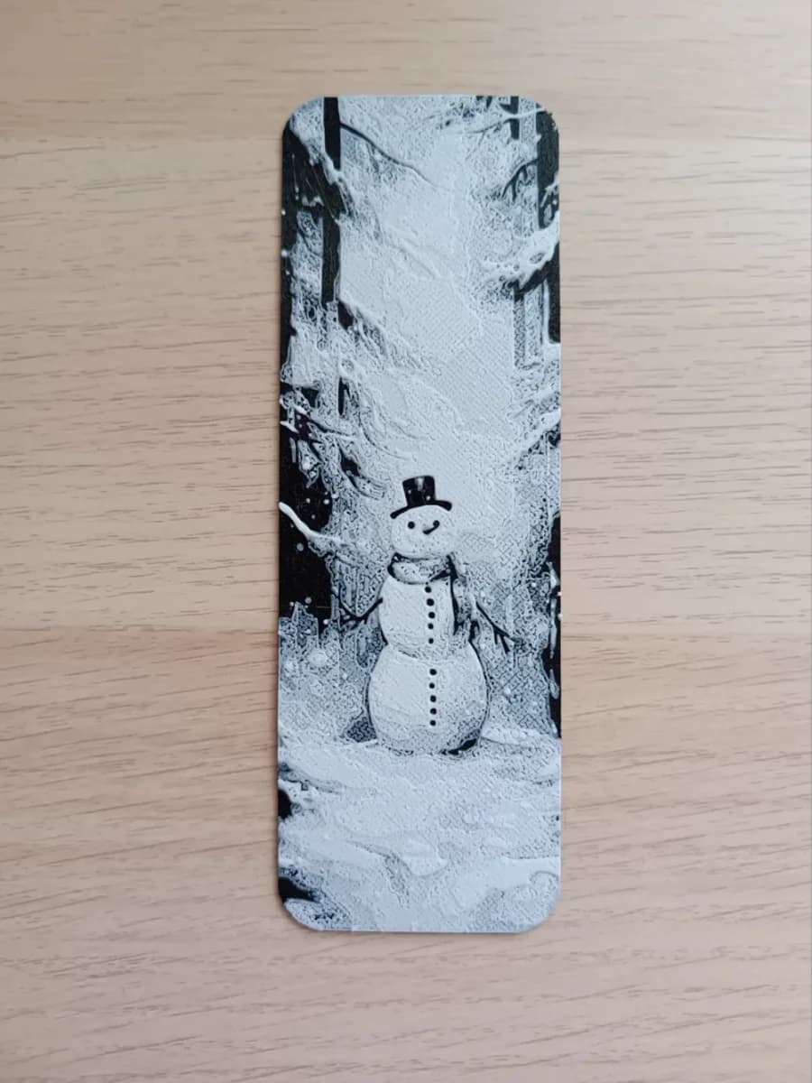Snowman Bookmark Snowman Bookmark