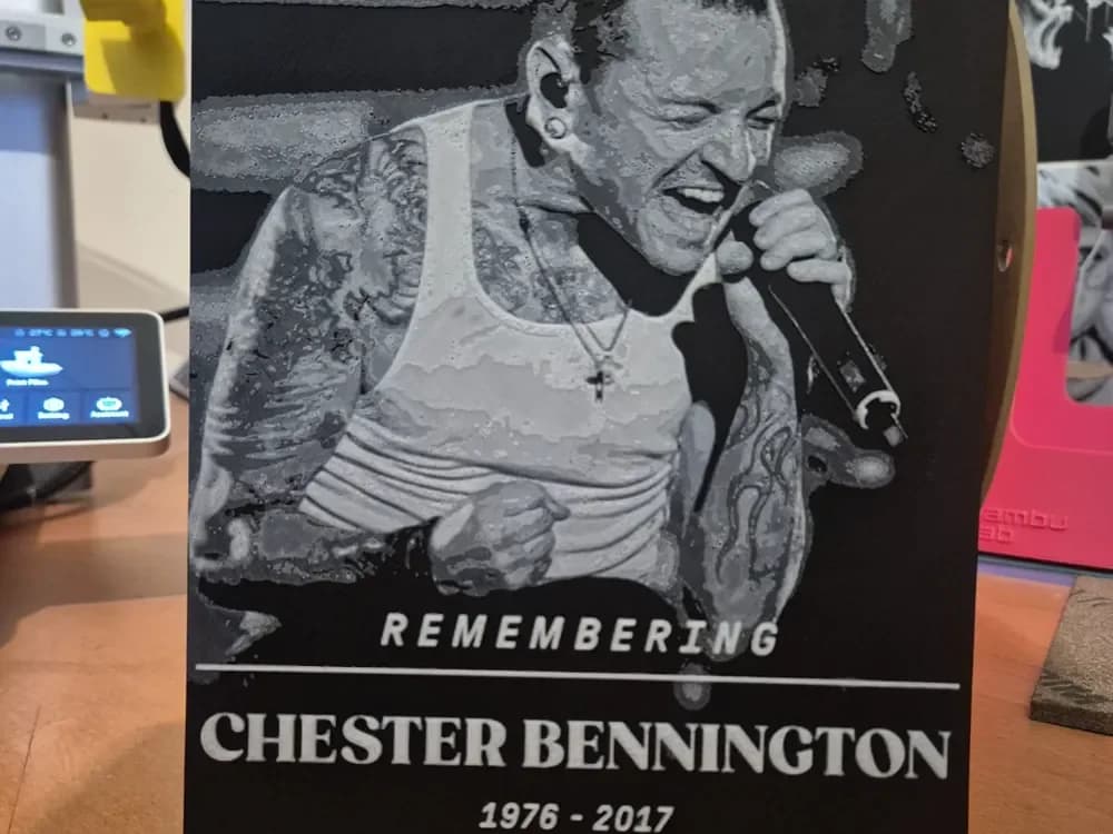 chester bennington 2 hueforge by Buntsta HueForge model: chester bennington 2 hueforge by Buntsta