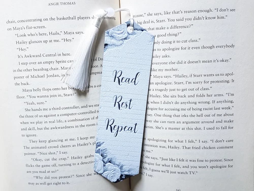 Bookmark, Read, Rest, Repeat. by Dame Jo HueForge model: Bookmark, Read, Rest, Repeat. by Dame Jo