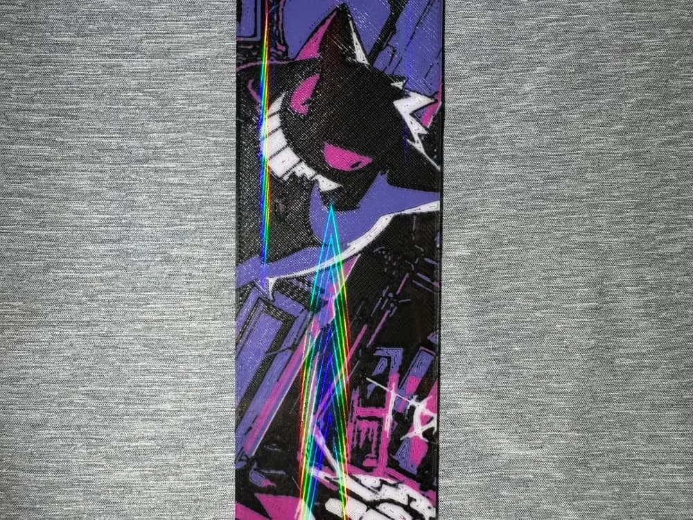 Gengar Bookmark - Flatforge by Hey Ben HueForge model: Gengar Bookmark - Flatforge by Hey Ben