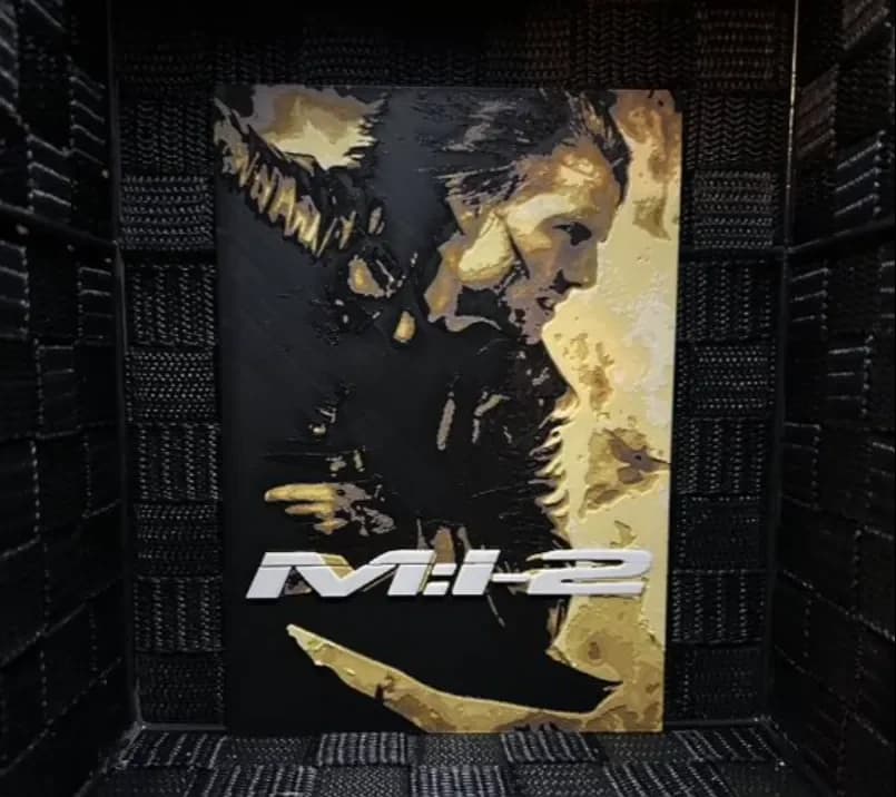 HueForge model: Hueforge Movie Poster - Mission Impossible 2 - by JoDau