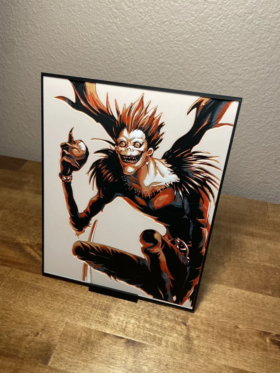 Ryuk - Death Note by Cloudy Nostalgia HueForge model: Ryuk - Death Note by Cloudy Nostalgia