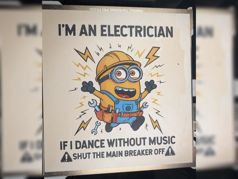 I´m an electrician Hueforge I´m an electrician Hueforge