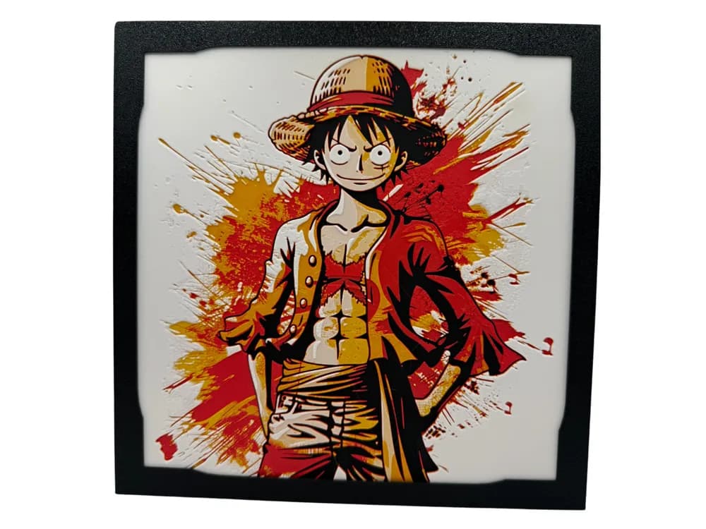 Monkey D Luffy - One Piece - Hueforge by Canadian Gamer HueForge model: Monkey D Luffy - One Piece - Hueforge by Canadian Gamer