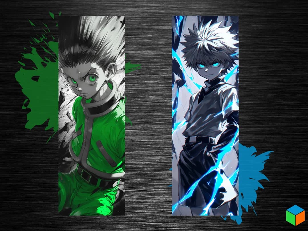 Killua Zoldyck Bookmark by 3D Prints By Vic HueForge model: Killua Zoldyck Bookmark by 3D Prints By Vic