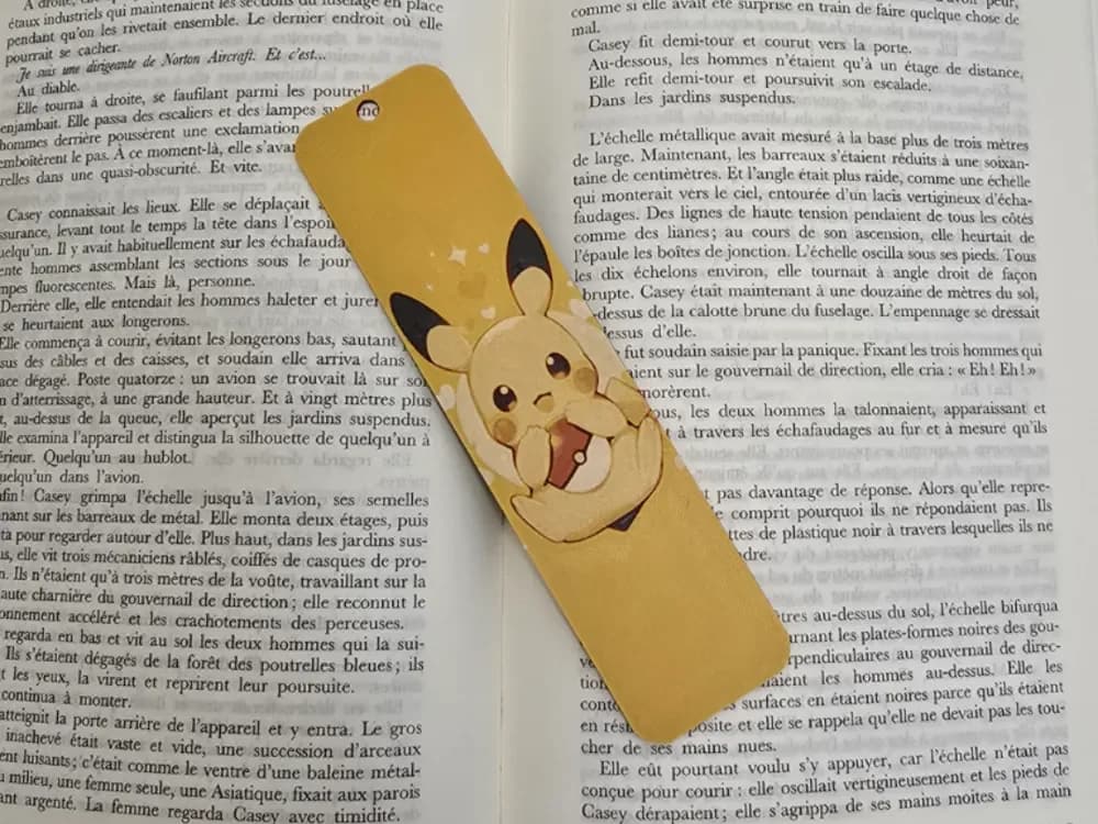 Bookmark Pikachu Pokemon by Kactus Fpv HueForge model: Bookmark Pikachu Pokemon by Kactus Fpv