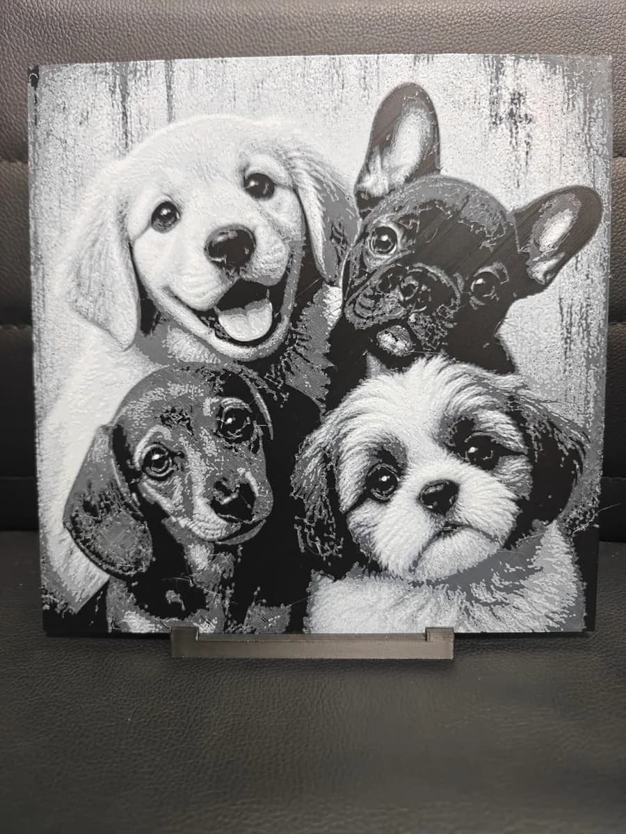 Lovely Dogs by TheHueforgeLady HueForge model: Lovely Dogs by TheHueforgeLady