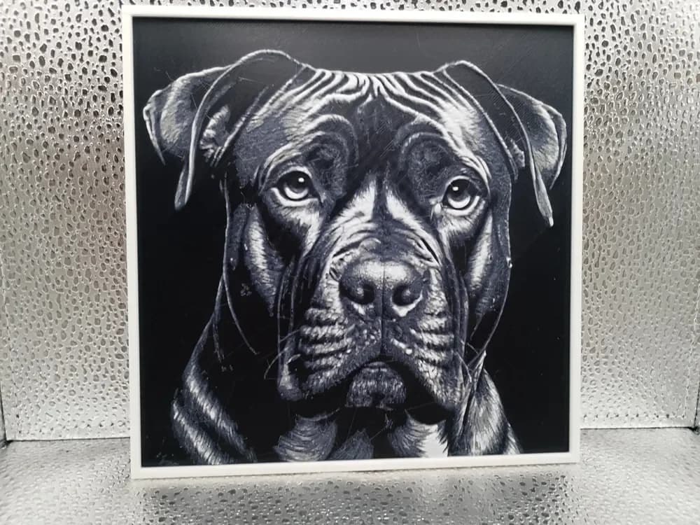 Presa Canario – Hueforge by Borishotch Industries HueForge model: Presa Canario – Hueforge by Borishotch Industries