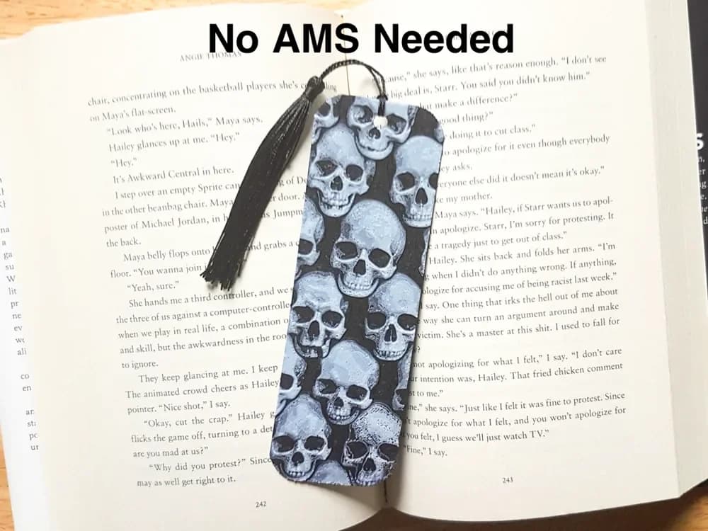 Bookmark, Skulls, Halloween. Hueforge. Bookmark, Skulls, Halloween. Hueforge.