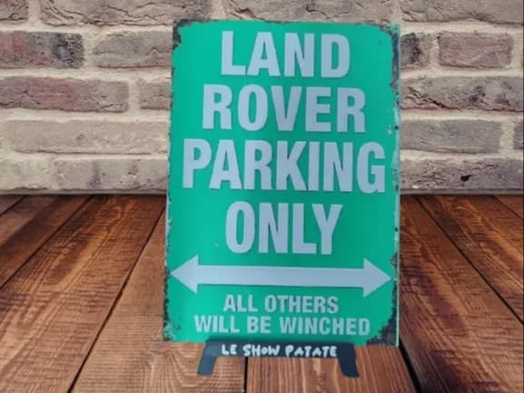 Plaque vintage Land Rover Hueforge by leshowpatate HueForge model: Plaque vintage Land Rover Hueforge by leshowpatate