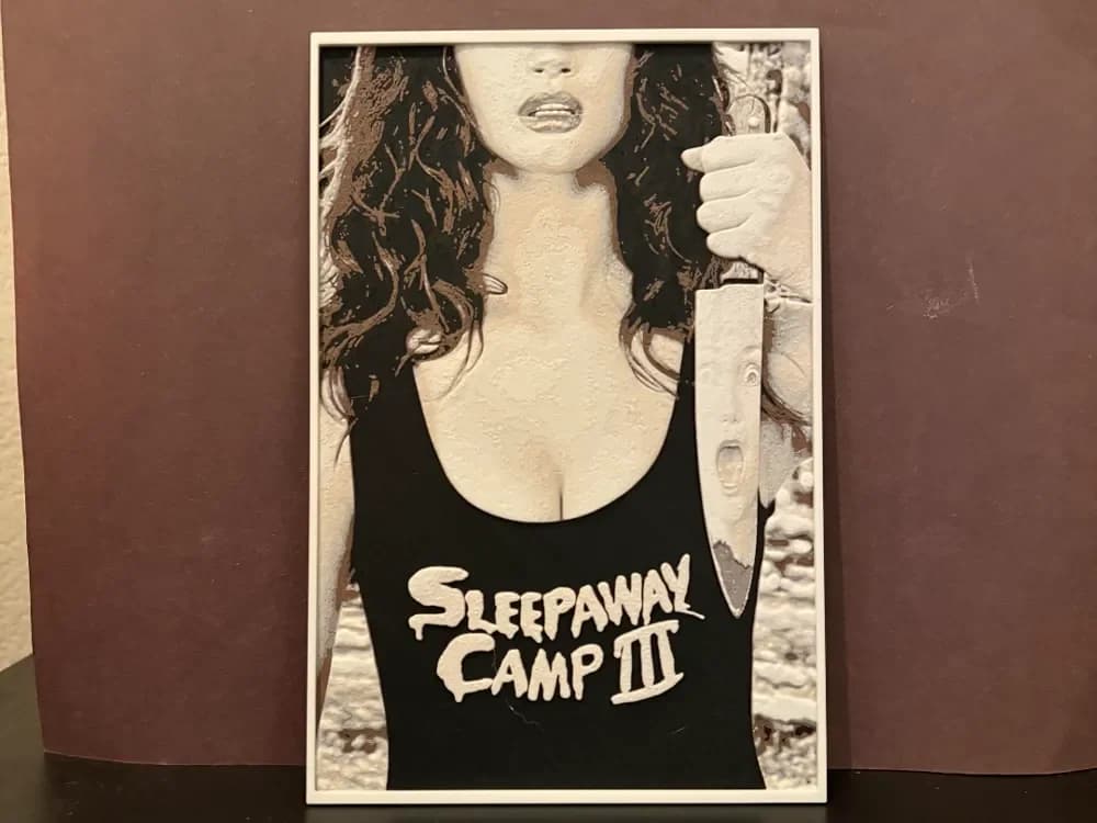 Sleepaway Camp 3 Hueforge by Estiv HueForge model: Sleepaway Camp 3 Hueforge by Estiv