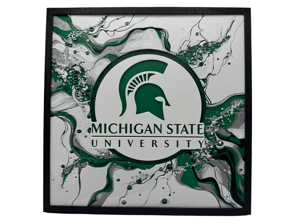Michigan State University - Patreon Request by Canadian Gamer HueForge model: Michigan State University - Patreon Request by Canadian Gamer