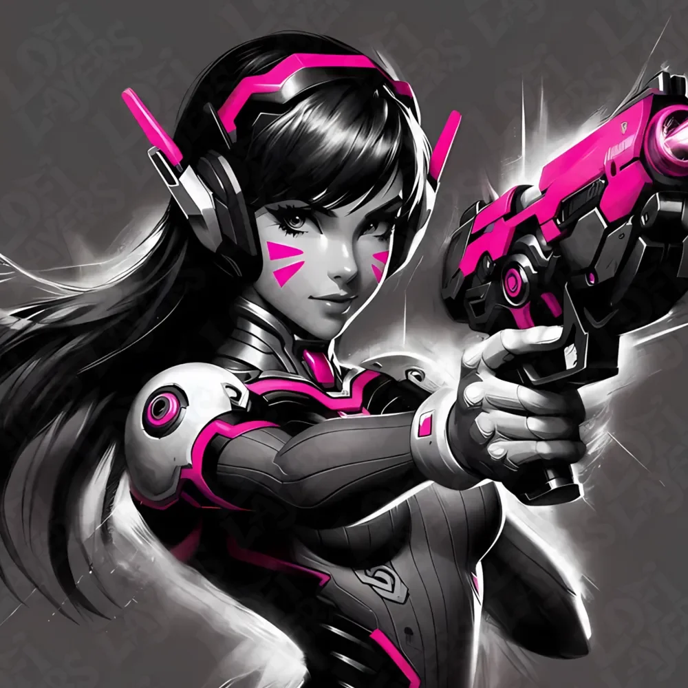 D. Va Hueforge by LoFi Layers HueForge model: D. Va Hueforge by LoFi Layers