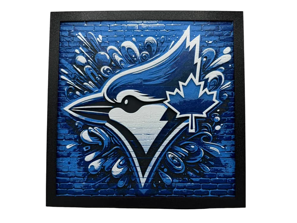 Toronto Blue Jays - MLB Hueforge by Canadian Gamer HueForge model: Toronto Blue Jays - MLB Hueforge by Canadian Gamer