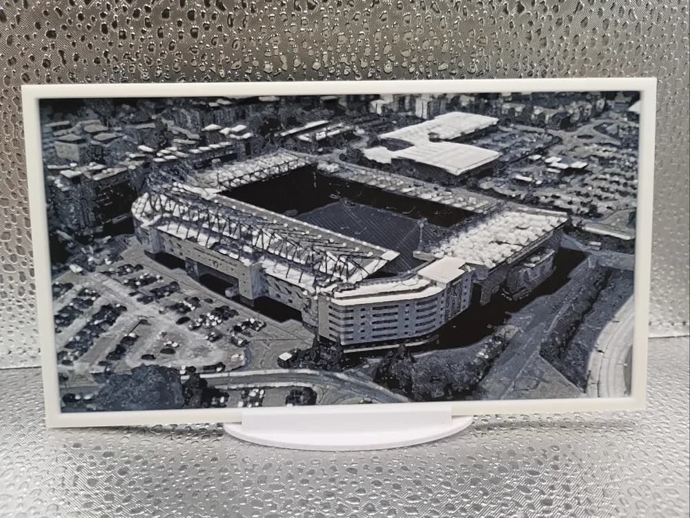 Norwich City – Carrow Road Hueforge by Borishotch Industries HueForge model: Norwich City – Carrow Road Hueforge by Borishotch Industries