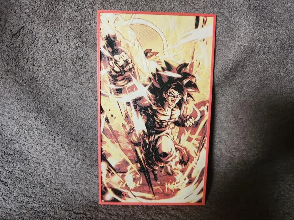 Goku SSJ4 - HueForge by keko HueForge model: Goku SSJ4 - HueForge by keko