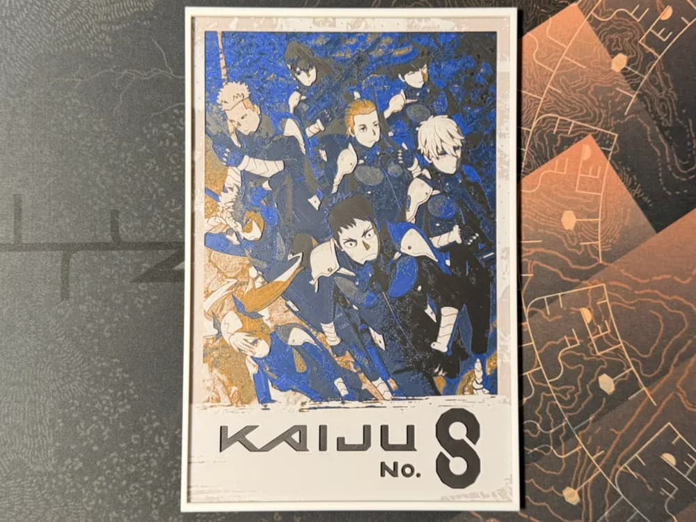 Kaiju No. 8 - HueForge by ZorPrime7 HueForge model: Kaiju No. 8 - HueForge by ZorPrime7