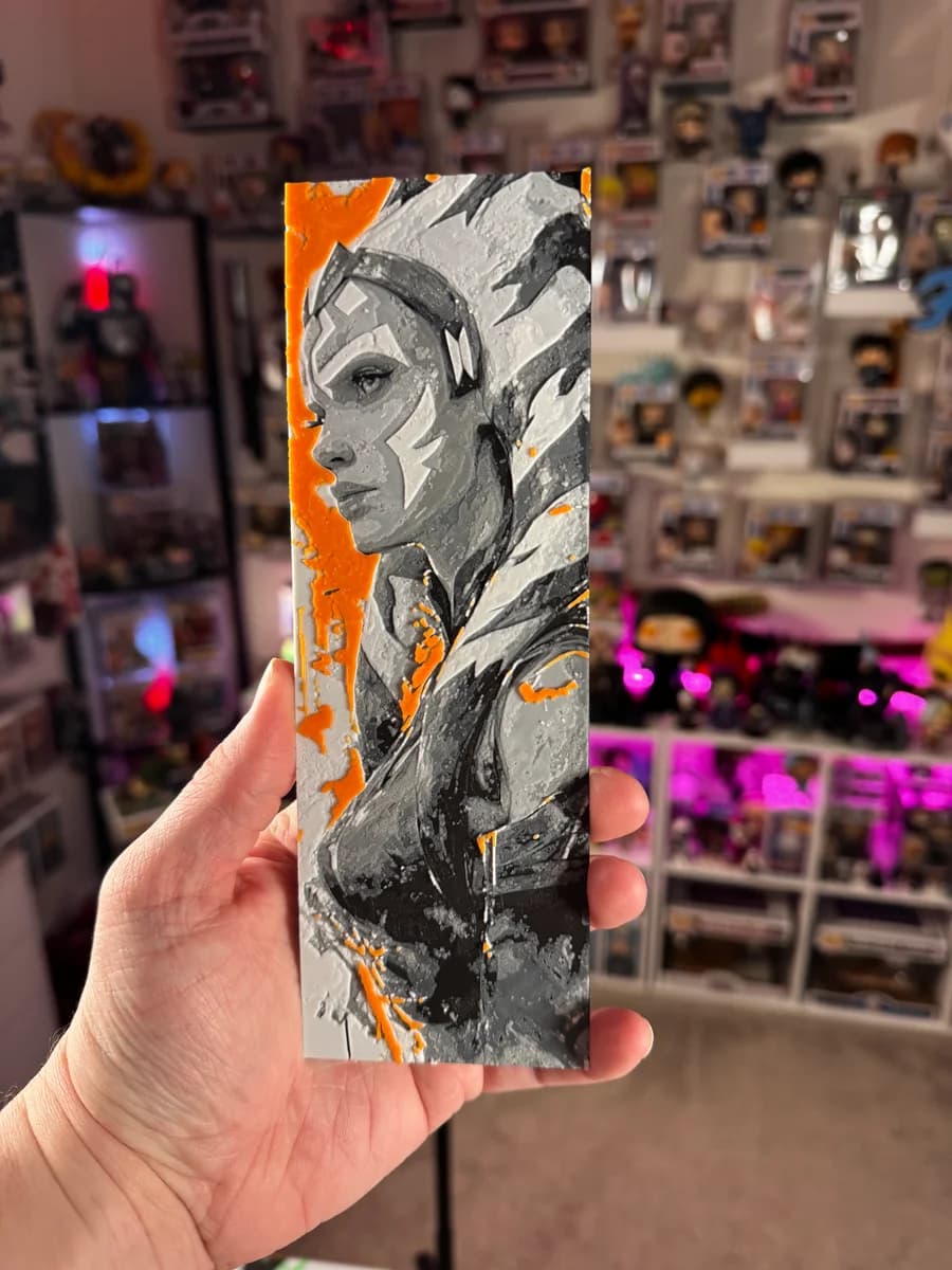 Ahsoka by 3D Prints By Vic HueForge model: Ahsoka by 3D Prints By Vic