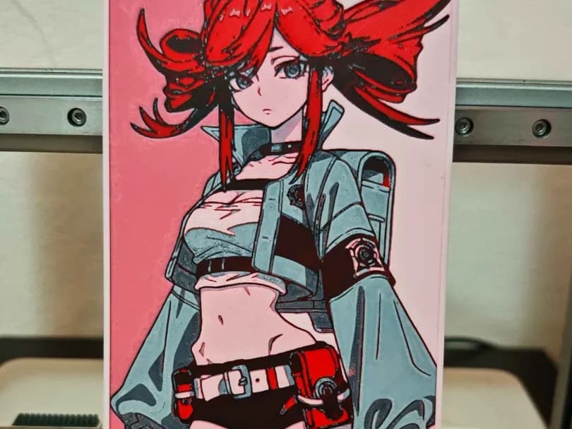 HueForge model: Gachiakuta - Riyou Reaper hueforge by bzz999