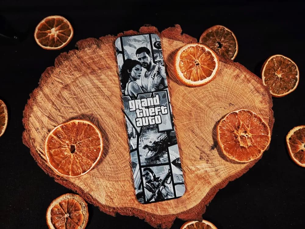 GTA 6 bookmark 4 by EternalDesigns3D HueForge model: GTA 6 bookmark 4 by EternalDesigns3D