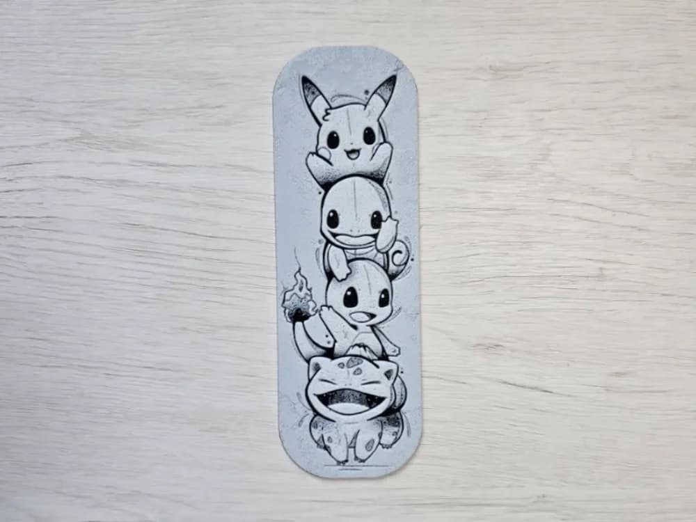 Pokemons Bookmark by Atrus Design HueForge model: Pokemons Bookmark by Atrus Design