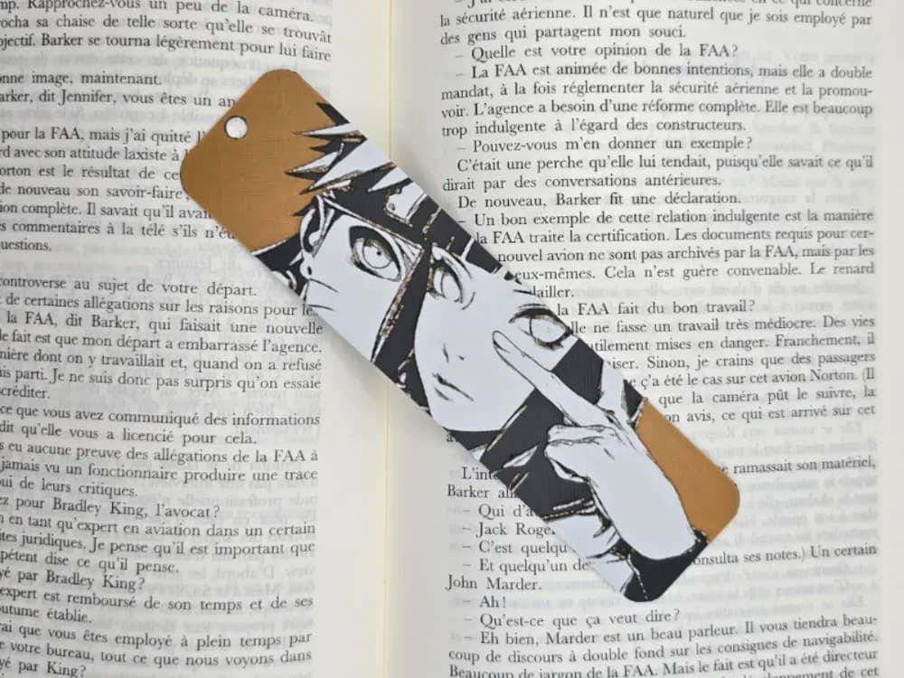 Bookmark Naruto & Hinata by Kactus Fpv HueForge model: Bookmark Naruto & Hinata by Kactus Fpv