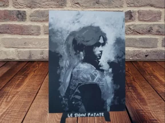 Portrait Maëlle Clair Obscur hueforge by leshowpatate HueForge model: Portrait Maëlle Clair Obscur hueforge by leshowpatate