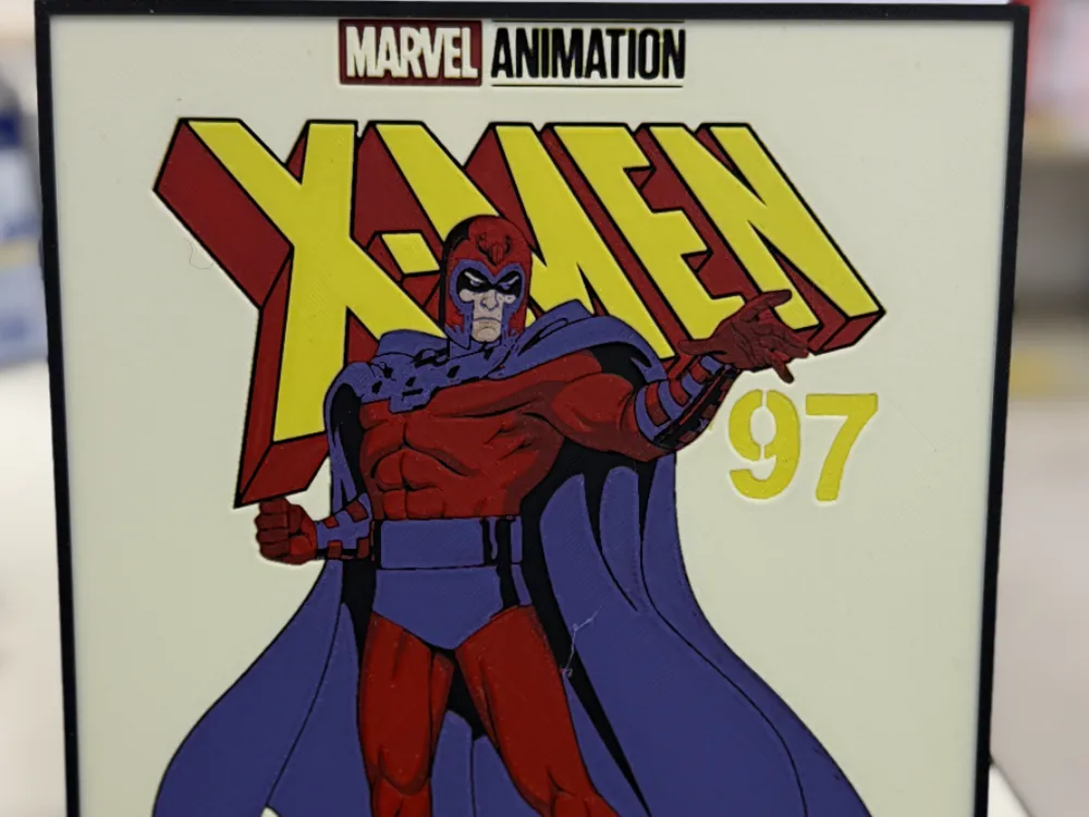 Xman Hueforge - Magneto Xman 97hue by MonkeyForge 3D HueForge model: Xman Hueforge - Magneto Xman 97hue by MonkeyForge 3D