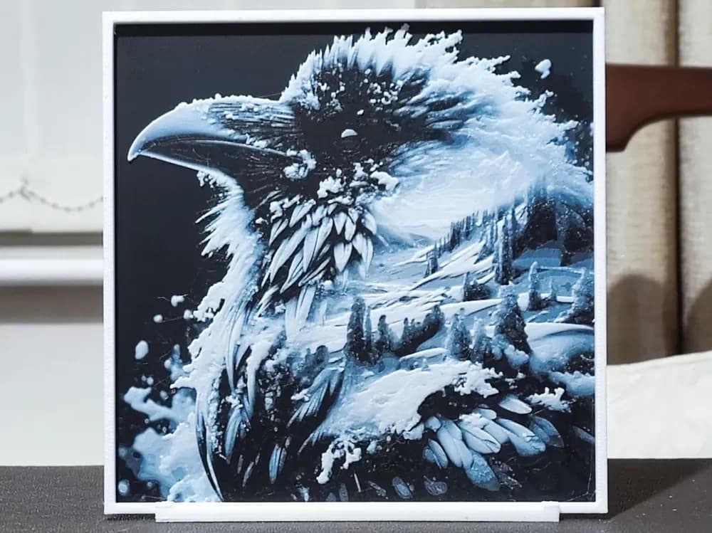 Double Exposure Winterlands - HueForge 3 Color