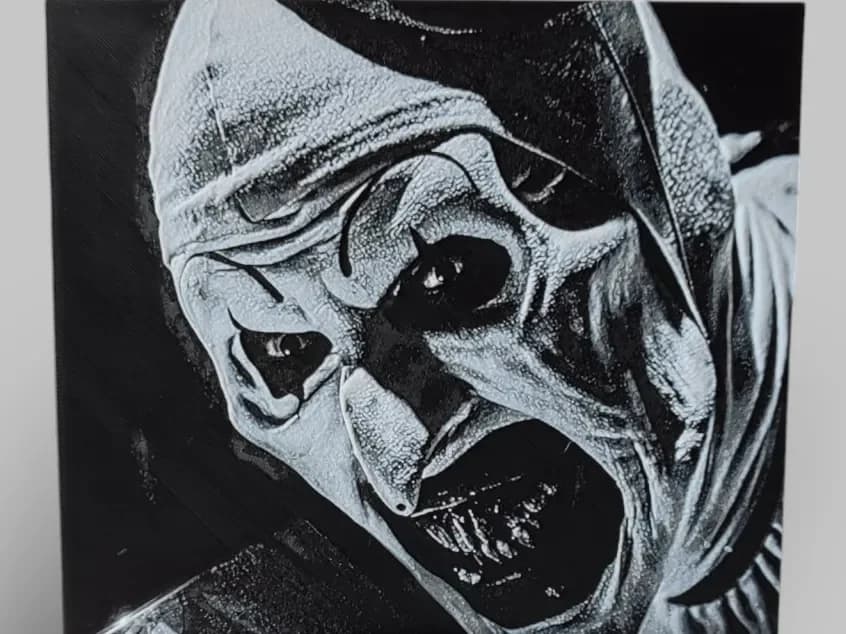Terrifier Hueforge by 3DNesy HueForge model: Terrifier Hueforge by 3DNesy