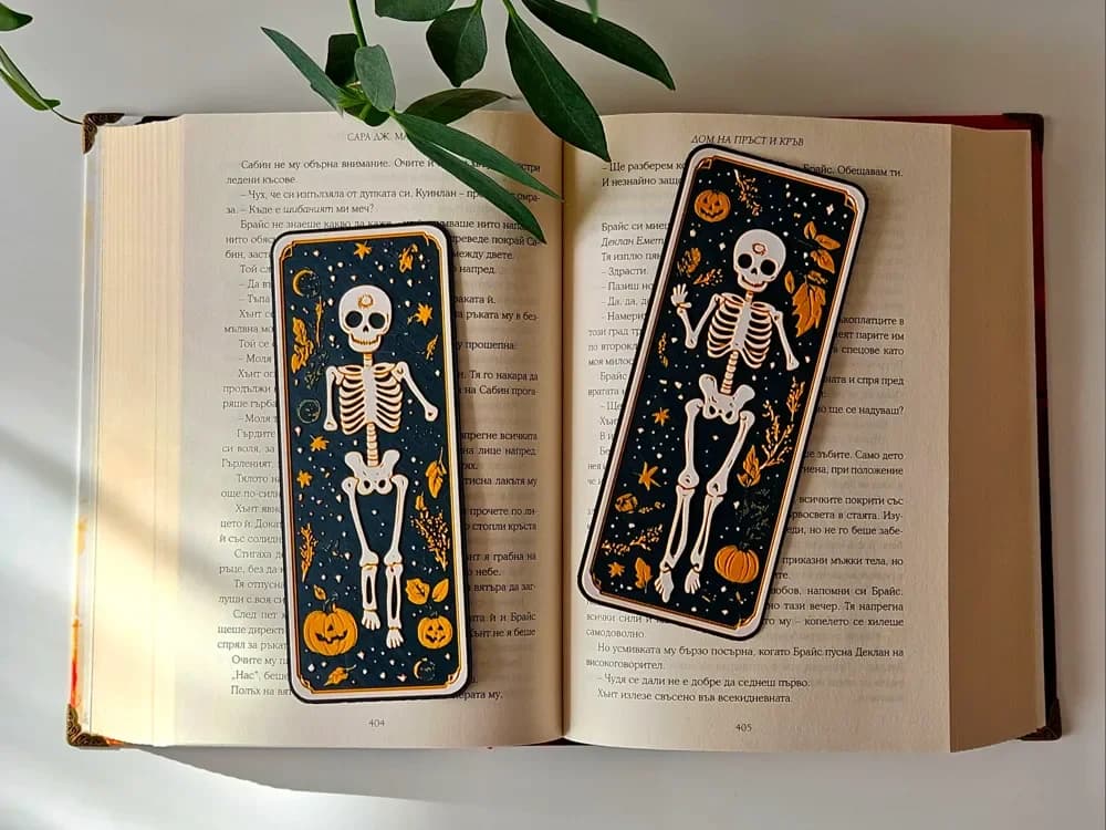 Woke Skeletons - Bookmarks Set by C3D HueForge model: Woke Skeletons - Bookmarks Set by C3D
