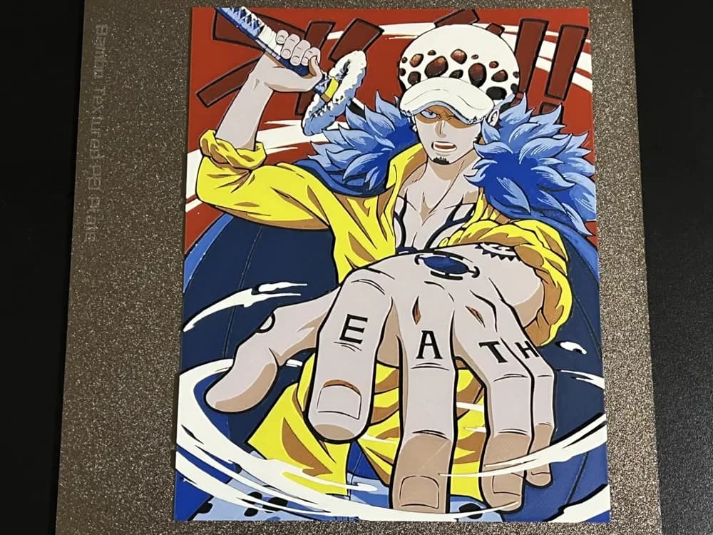 Trafalgar Law One Piece Hueforge by FantasyZ HueForge model: Trafalgar Law One Piece Hueforge by FantasyZ
