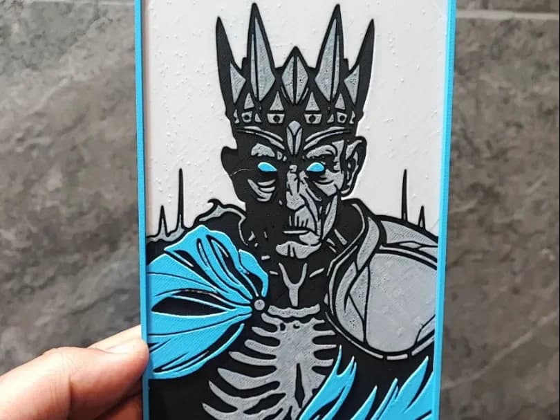 Frost King by Garuda3D HueForge model: Frost King by Garuda3D