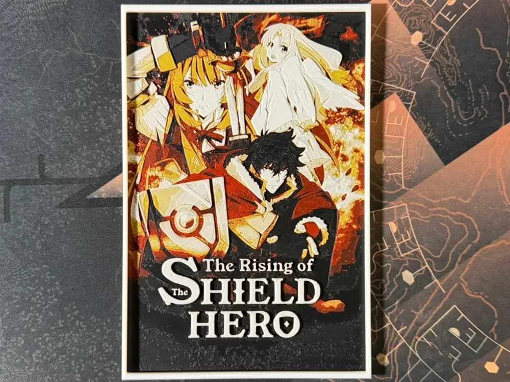 The Rising of the Shield Hero - HueForge Anime by ZorPrime7 HueForge model: The Rising of the Shield Hero - HueForge Anime by ZorPrime7
